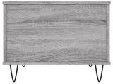 Coffee Table Grey Sonoma 60x44.5x45 cm Engineered Wood 830954