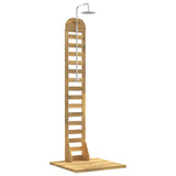 Outdoor Shower 225 cm Solid Acacia Wood and Stainless Steel 903109