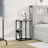Bedside Cabinet Grey sonoma 41.5 x 26 x 60.5 cm Engineered wood 859608