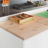 Garage Cabinets 2 pcs White Engineered Wood 3328296