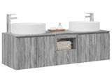 Bathroom Cabinet Set 3 pcs Grey Sonoma 49.5 x 44.5 x 65.5 cm 3405743