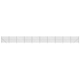Chain Link Fence with Spike Anchors Anthracite 2.2x25 m 153983