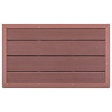 Floor Element for Solar Shower Brown 101x63x55 cm WPC 49065