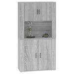 Highboard Grey Sonoma Engineered Wood 3185357