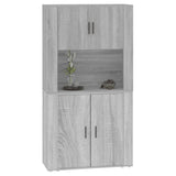 Highboard Grey Sonoma Engineered Wood 3185357