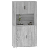 Highboard Grey Sonoma Engineered Wood 3185357