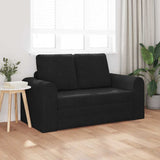 Sofa Bed Black 148 x 71 x 83 cm Velvet 4106688
