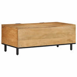 ZNTS Coffee Table Brown 100x54x40 cm Solid Wood Mango 4017732