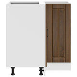 Kitchen Corner Base Cabinet Lucca Brown Oak Engineered Wood 853754