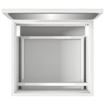 Bathroom Cabinet with Mirror White Engineered Wood 804863