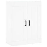 Wall Mounted Cabinet White 69.5x34x90 cm Engineered Wood 830380