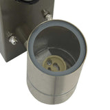 Outdoor Wall Lights 2 pcs Silver 6.5 x 10.5 x 16 cm 4005986