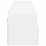 TV Wall Cabinets 2 pcs White 80x30x30 cm Engineered Wood 836869