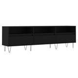 TV Cabinet Black 150x30x44.5 cm Engineered Wood 831277