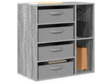 Sideboard with Drawer Grey Sonoma 60 x 33.5 x 84 cm 8000473