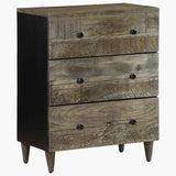 Sideboards 2 pcs Light Grey 60x33.5x75 cm Solid Wood Mango 3310016