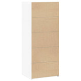 Highboard White 50x41x124 cm Engineered Wood 846397