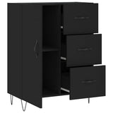 Sideboard Black 69.5x34x90 cm Engineered Wood 827909