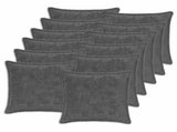 Cushion Cover 12 pcs HOUTEN Dark Grey 45 x 45 cm 918915