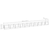 Dog Kennel Silver 10 m Steel 3082108
