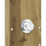 Outdoor Shower 210 cm Impregnated Pine Wood and Stainless Steel 886359