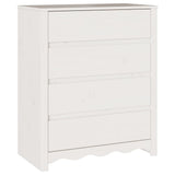 Chest of Drawers with Drawer Drammen White 76.5 x 40 x 91 cm 42003053