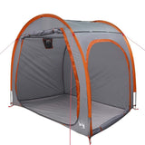 Bike Storage Tent with Roof Grey and Orange 218 x 156 x 180 cm 42001007
