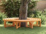 Tree Bench 2 pcs Natural 160 x 80 x 45cm Solid Eucalyptus Wood 3324835