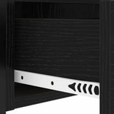 Bedside Cabinet 2 pcs Black Oak 40 x 31 x 60 cm Engineered Wood 859461