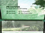 300 x 300cm Walk-In Polytunnel Greenhouse - Green T3398P317639