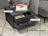 Bedsides Set of 2, Modern Bedside Nightstand with 2 Drawers, Bedside Cabinet Sofa Side T3398P329593