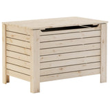Storage Box with Lid RANA 80x49x54 cm Solid Wood Pine 4002321