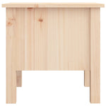 ZNTS Side Tables 2 pcs 40x40x39 cm Solid Wood Pine 813785