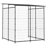 150780 Bicycle Shed 190x190x222 cm Steel Black