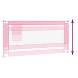 Toddler Safety Bed Rail Pink 190x25 cm Fabric 10205