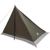 Backpacking Tent Brown and Grey 4-Person 42019354