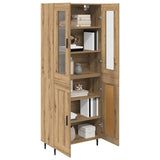 Highboard 2 pcs Artisan Oak Engineered Wood 3416016