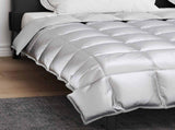 Winter Duvet 200 x 200 cm 450 gsm Silver 42025863