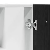 Bottom Cabinet Black Oak 60x46x81.5 cm Engineered Wood 863216