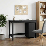 Desk Cabinet Set 2 pcs Grey Solid Pine Wood 3438782