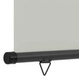 Balcony Side Awning 125x250 cm Grey 48422