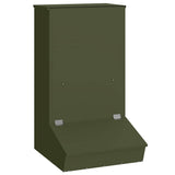 Pig Feeder Olive Green 55 x 51 x 91.5 cm Cold-Rolled Steel 874640