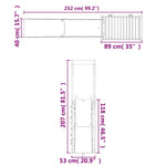 ZNTS Outdoor Playset Impregnated Wood Pine 3156993