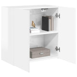 TV Wall Cabinet Wall-mounted High Gloss White 59.5 x 31 x 60 cm 892353