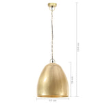 Industrial Hanging Lamp 25 W Brass Round 42 cm E27 320556