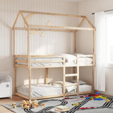 Bunk Bed without Mattress 75x190 cm Small Single Solid Wood Pine 3282129