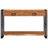 Console Table Brown 120 x 33 x 75 cm Solid Acacia Wood 4102734