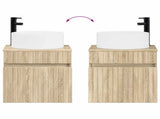 Wall-mounted Sink Vanity Sonoma Oak 49 x 44.5 x 65.5 cm 890624