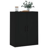 Wall Mounted Cabinet Black 69.5x34x90 cm 828445