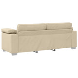 Sofa Set 2 pcs Cream 219 x 77 x 82 cm Fabric 3324747